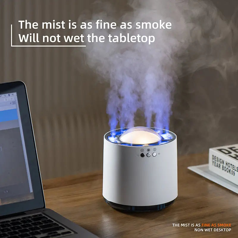 800ml Smart LED Voice-Control Humidifier | Ultrasonic Cool Mist for Home & Office