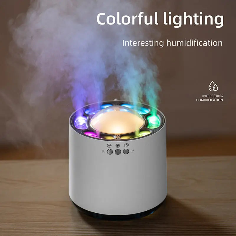 800ml Smart LED Voice-Control Humidifier | Ultrasonic Cool Mist for Home & Office