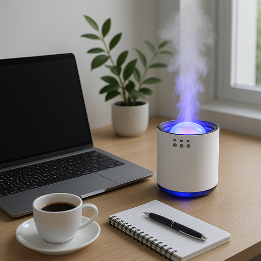 800ml Smart LED Voice-Control Humidifier | Ultrasonic Cool Mist for Home & Office