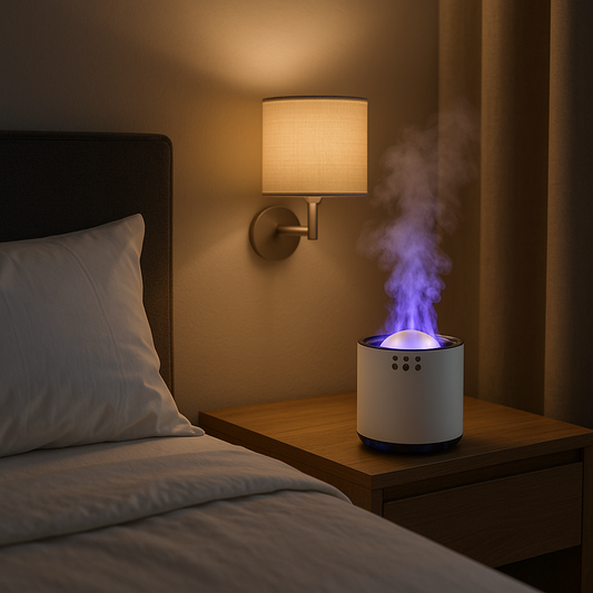 800ml Smart LED Voice-Control Humidifier | Ultrasonic Cool Mist for Home & Office